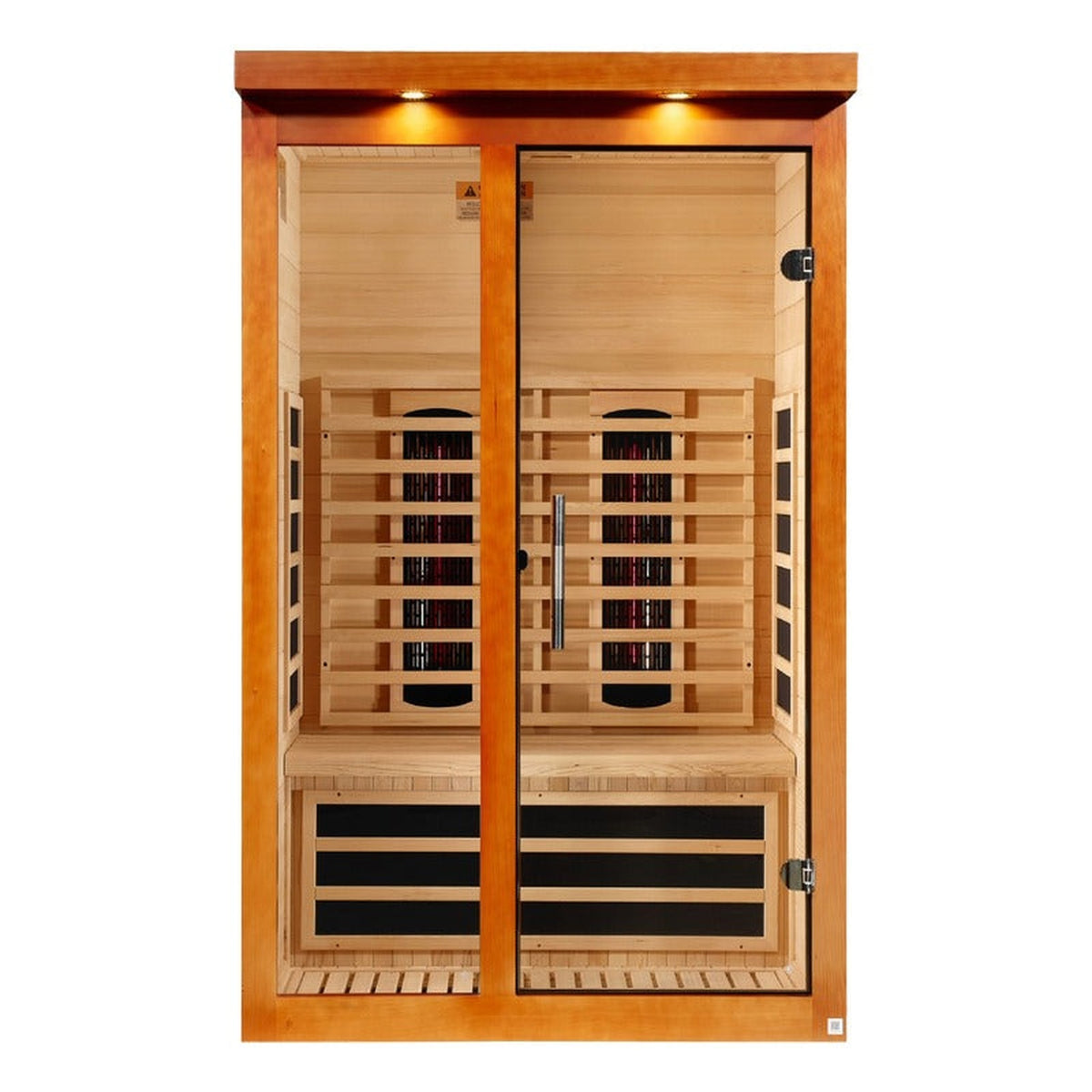 Dynamic Llumeneres 2-Person Full Spectrum Near Zero EMF FAR Infrared Sauna (Canadian Hemlock)