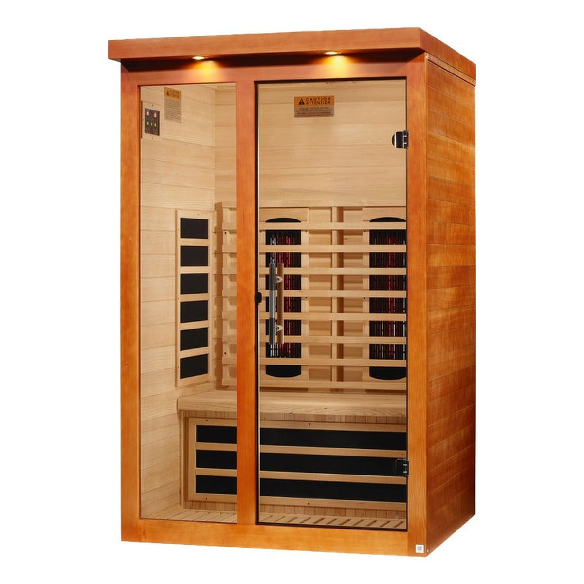 Dynamic Llumeneres 2-Person Full Spectrum Near Zero EMF FAR Infrared Sauna (Canadian Hemlock)