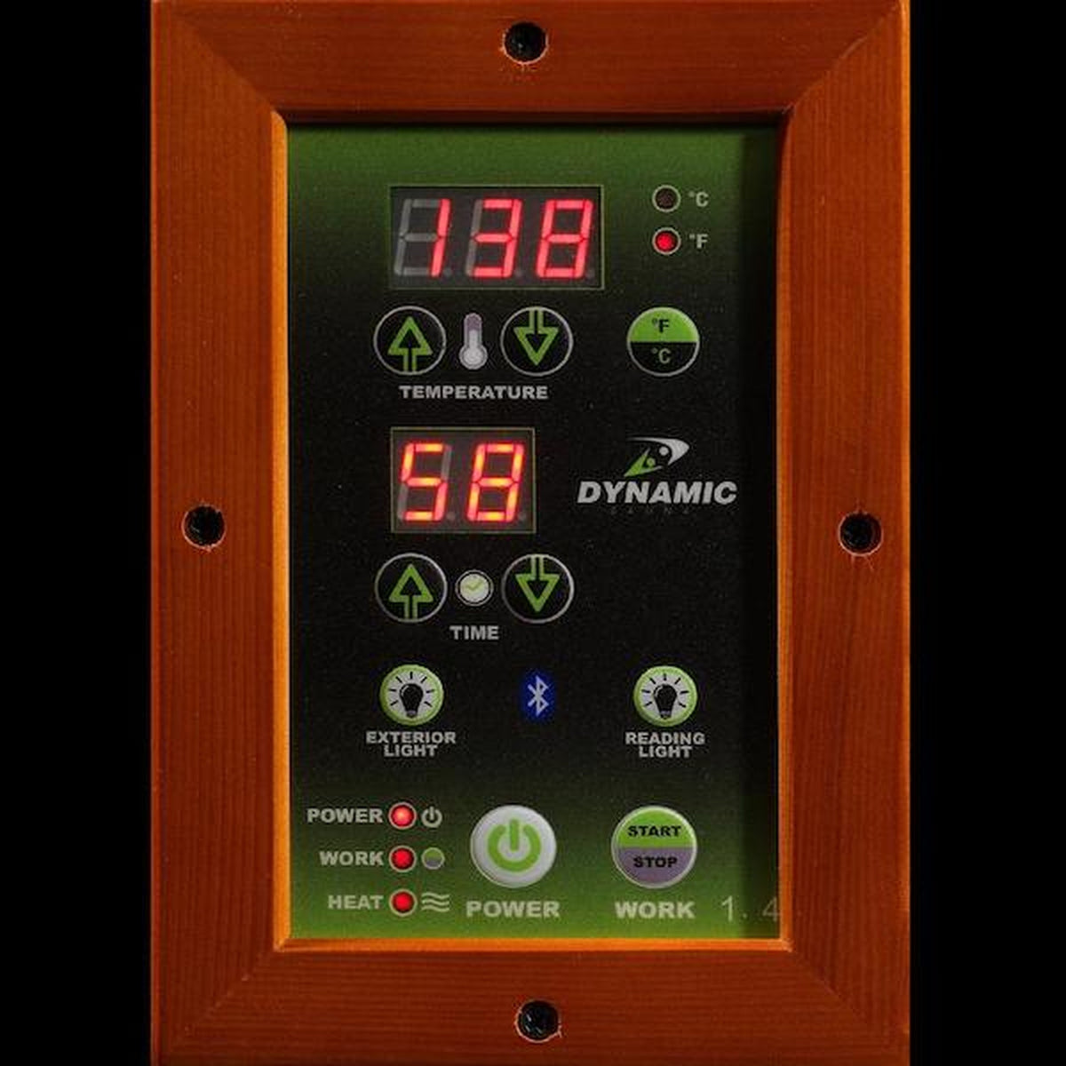 Dynamic Barcelona Elite 1-2-person Ultra Low EMF FAR Infrared Sauna (Canadian Hemlock)