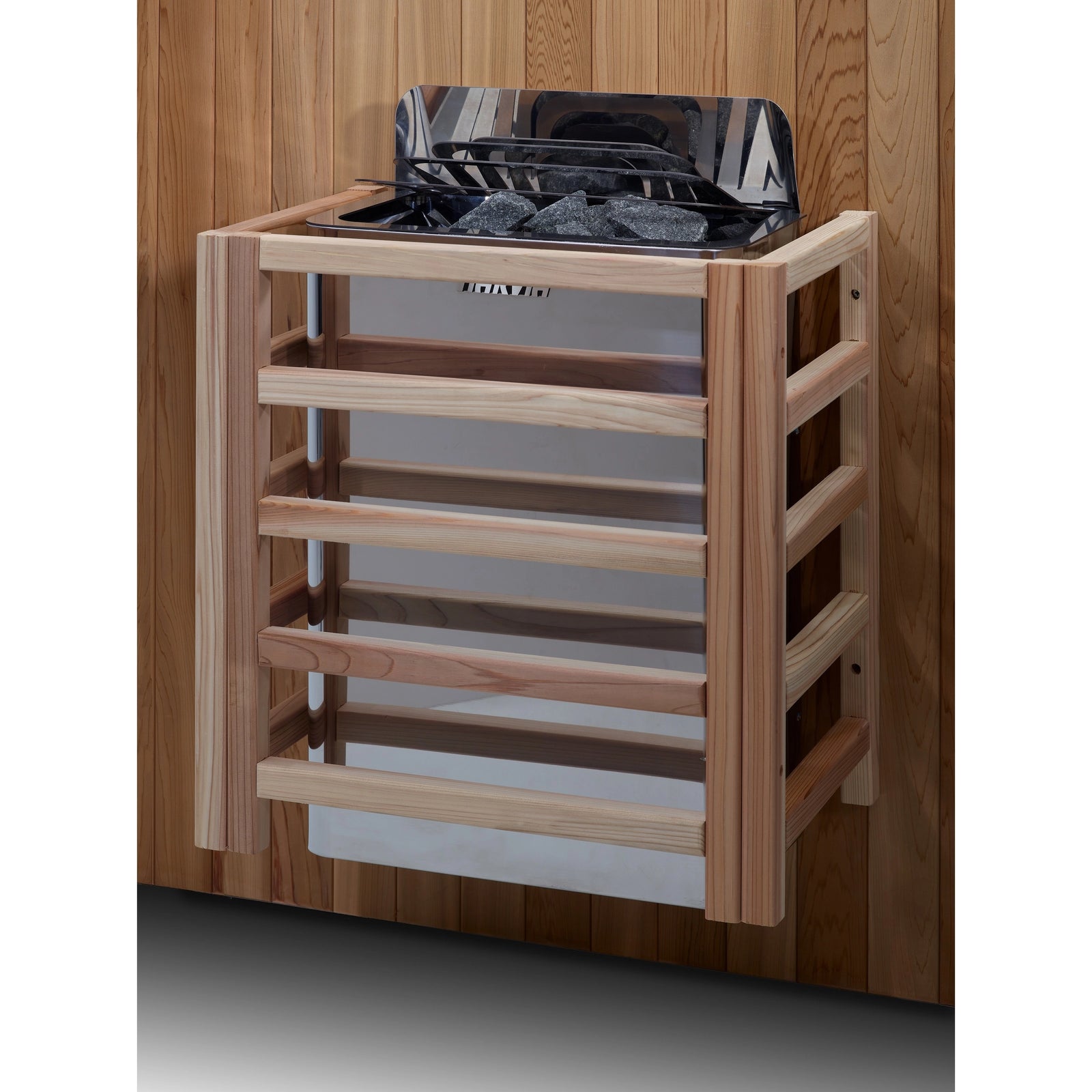 Golden Designs "Carinthia" 3 Person Hybrid (PureTech™ Full Spectrum IR or Traditional Stove) Outdoor Sauna - Canadian Hemlock