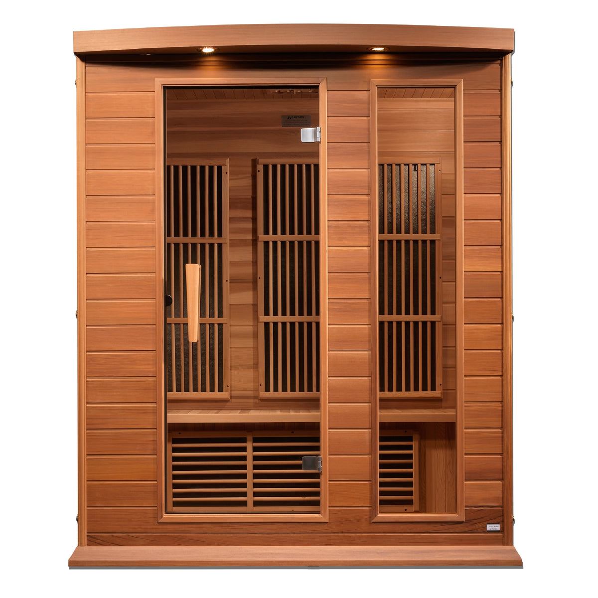 Maxxus 3-Person Low EMF FAR Infrared Sauna (Canadian Red Cedar)