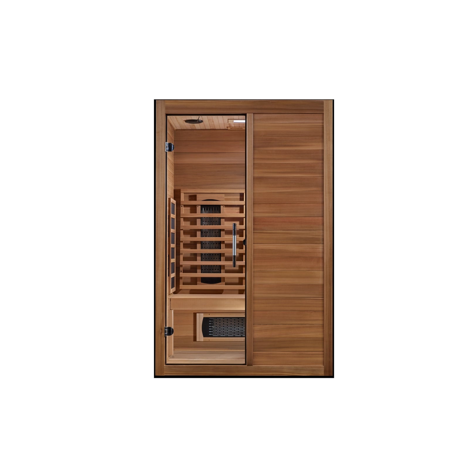 Maxxus S-Line Yoga 2-Person Full Spectrum Near Zero EMF FAR Infrared Sauna (Pacific Cedar)