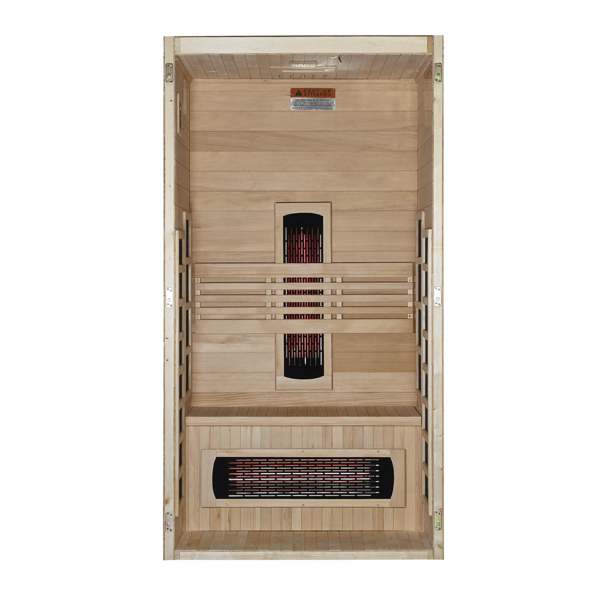 Dynamic Gracia 1-2-Person Full Spectrum Near Zero EMF FAR Infrared Sauna (Canadian Hemlock)