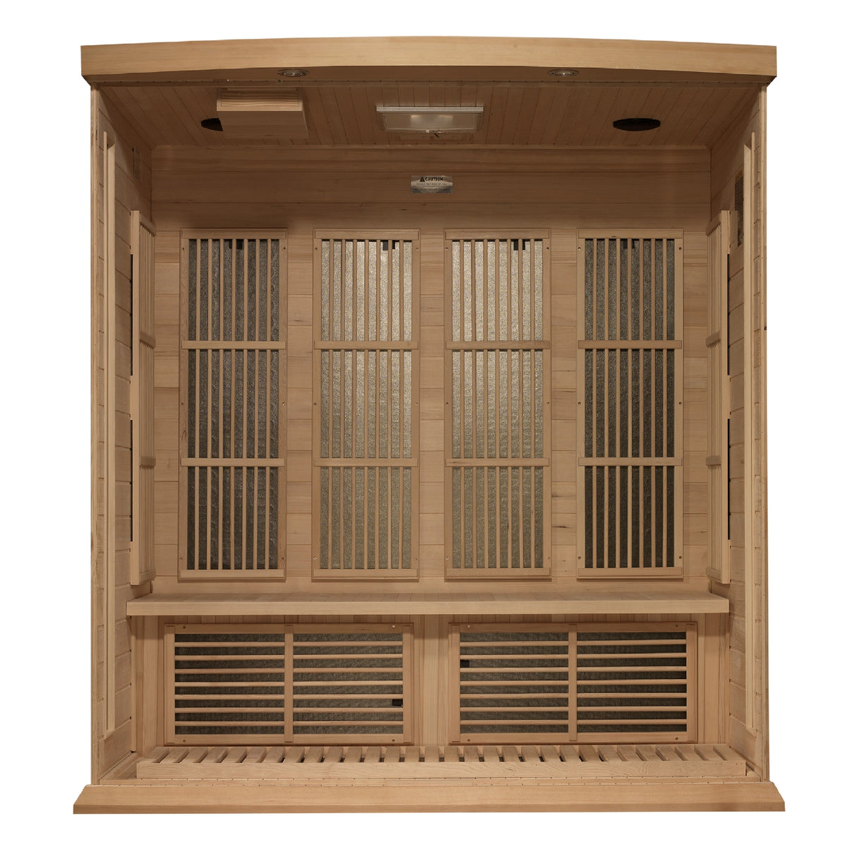 Maxxus 4-Person Near Zero EMF FAR Infrared Sauna (Canadian Hemlock)