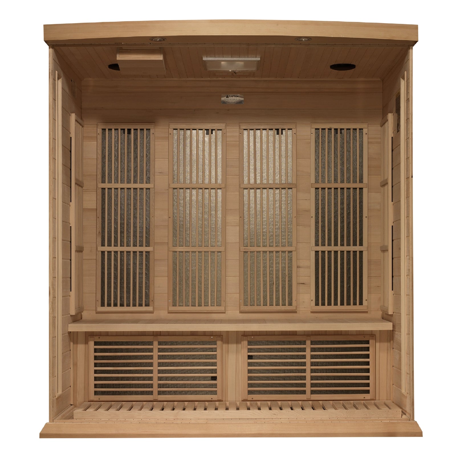 Maxxus 4-Person Near Zero EMF FAR Infrared Sauna (Canadian Hemlock)