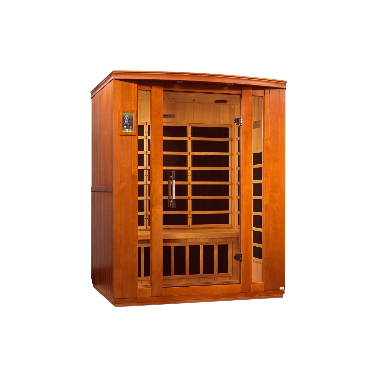 Dynamic Bellagio Elite 3-person Ultra Low EMF FAR Infrared Sauna (Canadian Hemlock)