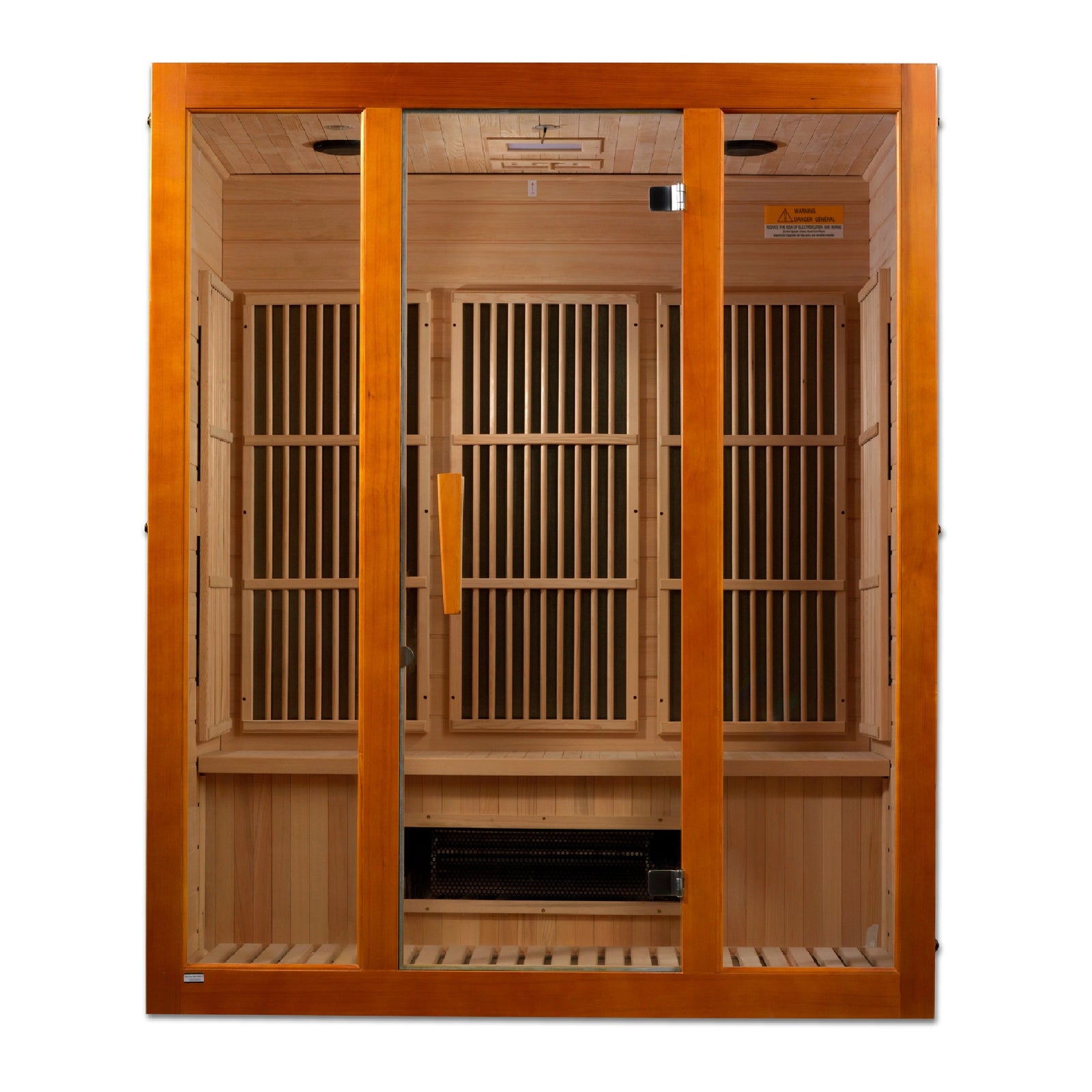 Maxxus Alpine 3-Person Low EMF FAR Infrared Sauna (Canadian Hemlock)
