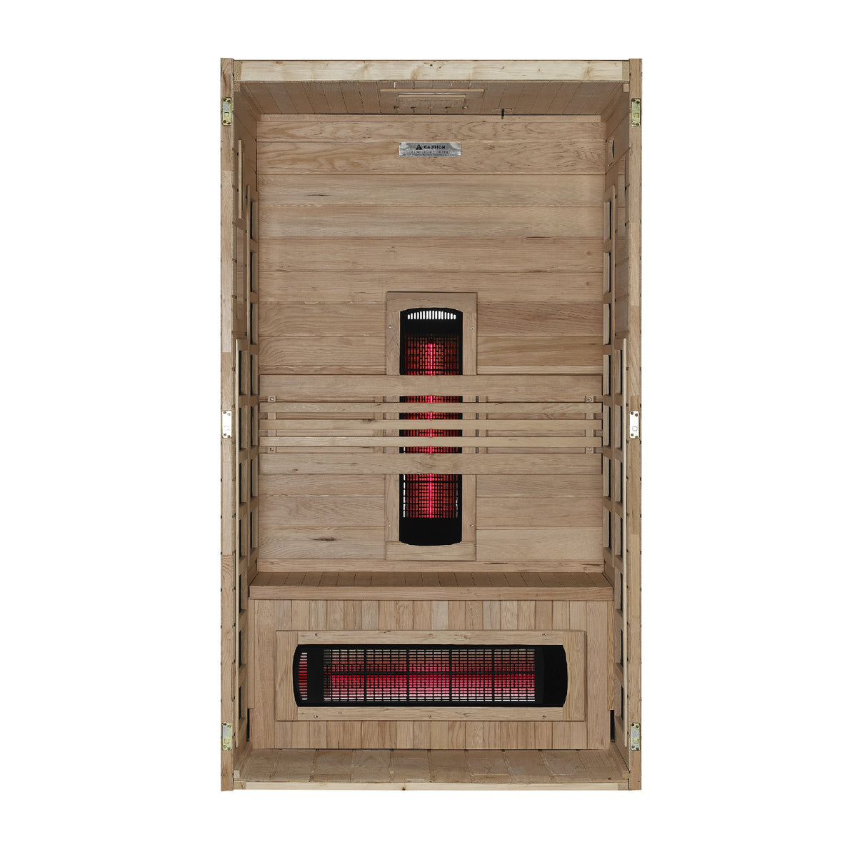 Dynamic Santorini 1-2-Person Full Spectrum Near Zero EMF FAR Infrared Sauna (Canadian Hemlock)