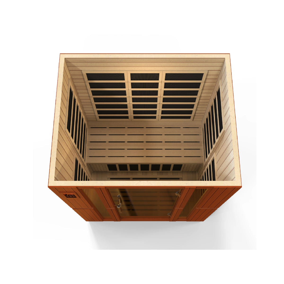 Dynamic Bellagio Elite 3-person Ultra Low EMF FAR Infrared Sauna (Canadian Hemlock)