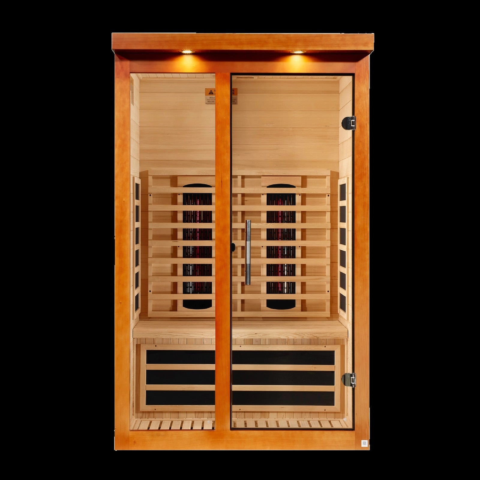 Dynamic Llumeneres 2-Person Full Spectrum Near Zero EMF FAR Infrared Sauna (Canadian Hemlock)