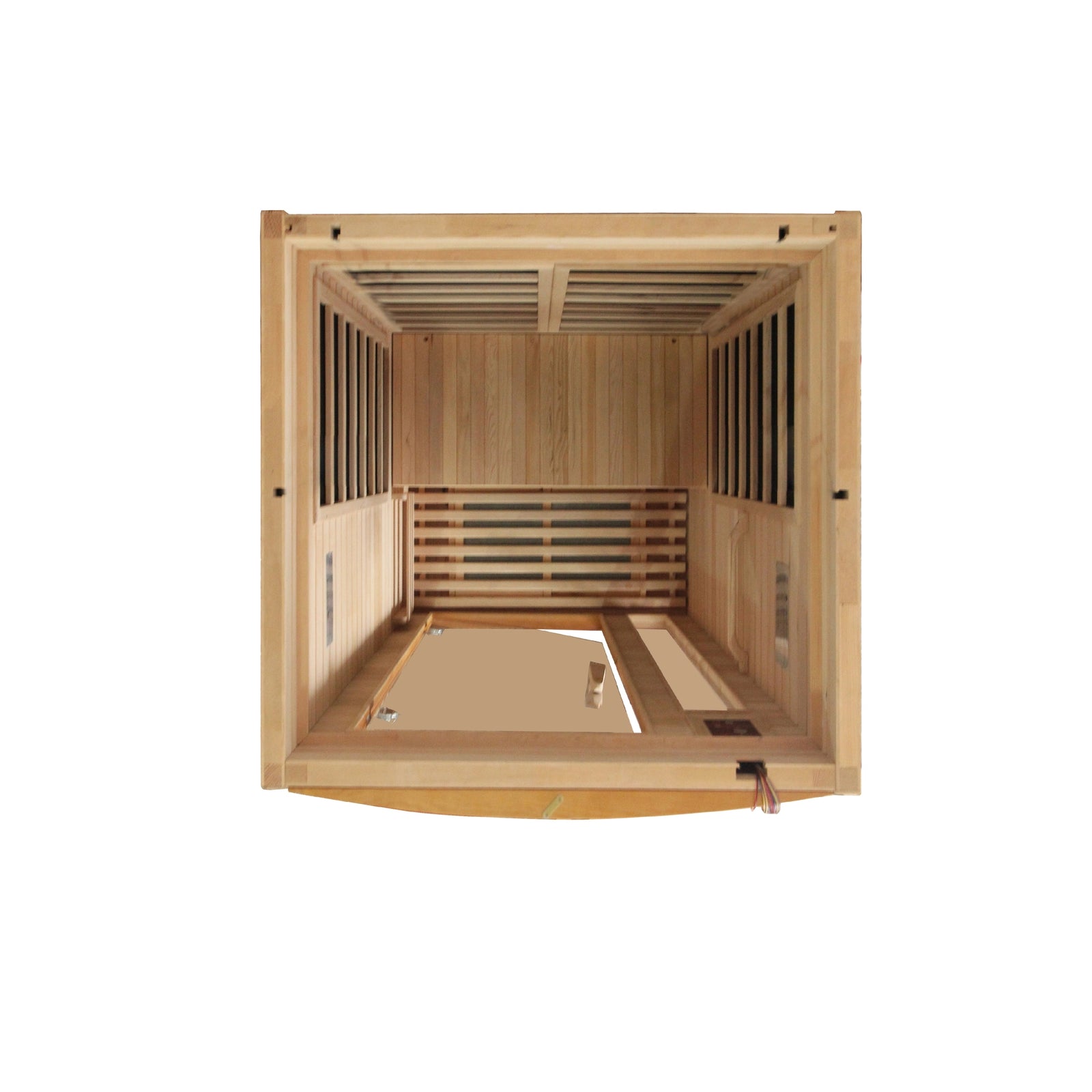 Dynamic Barcelona Elite 1-2-person Ultra Low EMF FAR Infrared Sauna (Canadian Hemlock)