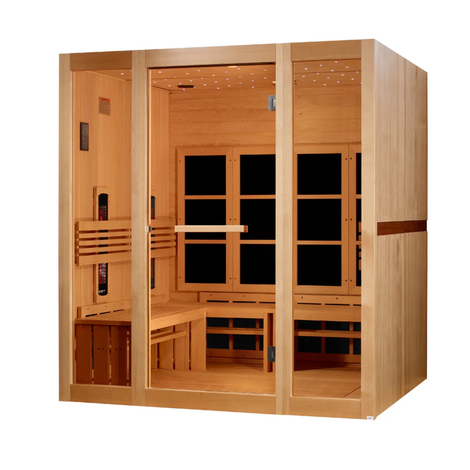 Golden Designs 8 Person Full Spectrum Near Zero EMF FAR IR Sauna